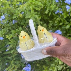 Rae Dunn baby chick Easter salt and pepper shaker's